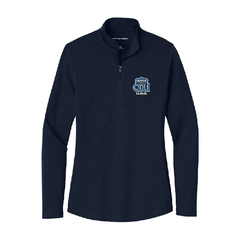 Old Dominion - NCAA Women's Soccer : Jenna Daveler - Women's Lightweight Quarter Zip Jacket Cotton Jacket Linen Jacket Terry Jacket Old Dominion - NCAA Women's Soccer : Jenna Daveler - Women's Lightweight Quarter Zip Jacket Cotton Jacket Linen Jacket Terry Jacket