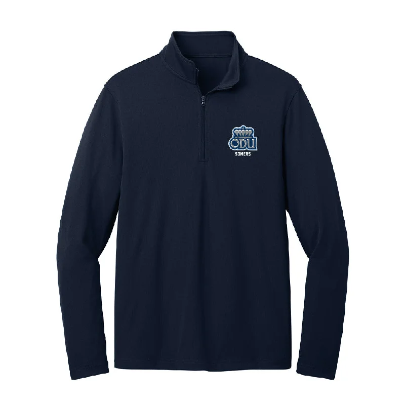 Old Dominion - NCAA Women's Soccer : Sydney Somers - Lightweight Quarter Zip Jacket Ribbed Jacket Pleated Jacket Ruffled Jacket Old Dominion - NCAA Women's Soccer : Sydney Somers - Lightweight Quarter Zip Jacket Ribbed Jacket Pleated Jacket Ruffled Jacket