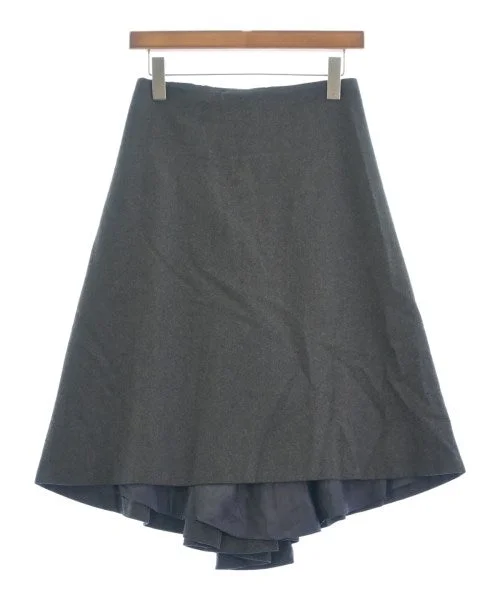 JIL SANDER Knee length skirts silk skirt lustrous