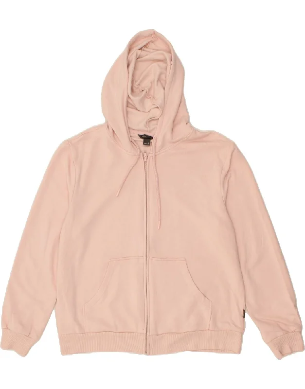 EDDIE BAUER Womens Zip Hoodie Sweater UK 16 Large Pink Viscose Elasticated Padded Insulated EDDIE BAUER Womens Zip Hoodie Sweater UK 16 Large Pink Viscose Elasticated Padded Insulated