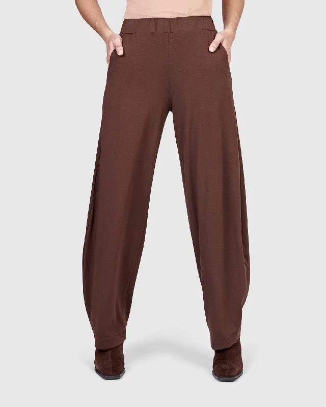 Essential Flow Pants, Umber Slim-Fit Leggings