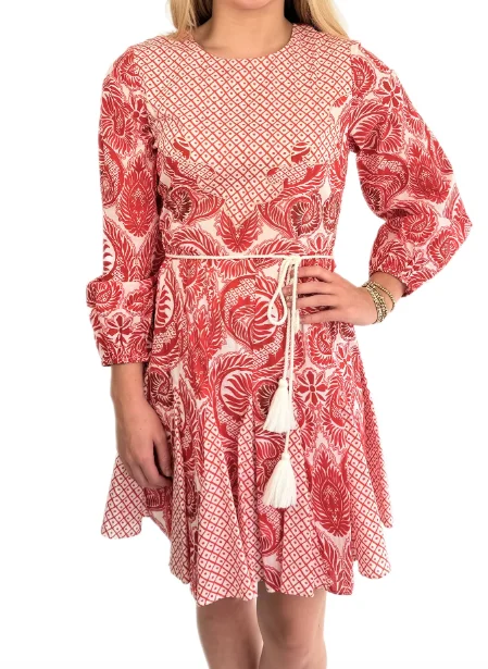 Diandra Dress (Red Game Day Print) Tunics Bestseller popular