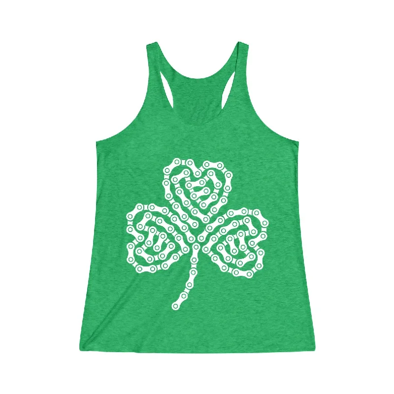 Shamrock ☘️ Racerback Tank lime green tank