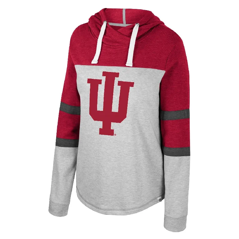 Indiana Hoosiers Women's London Hoodie Cotton Hoodie Fleece Lining Warmth