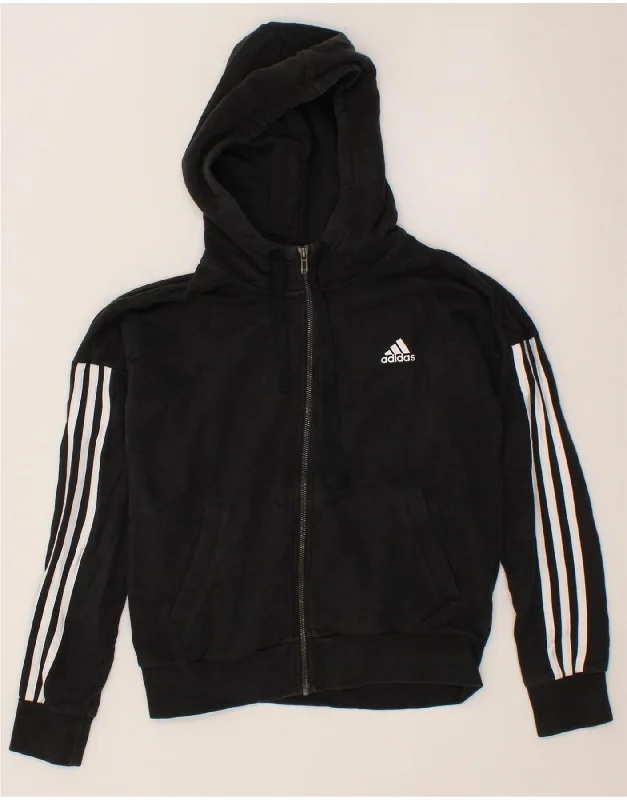 ADIDAS Womens Oversized Zip Hoodie Sweater UK 8/10 Small Black Satin Fabric Silk Fabric Chiffon Fabric ADIDAS Womens Oversized Zip Hoodie Sweater UK 8/10 Small Black Satin Fabric Silk Fabric Chiffon Fabric