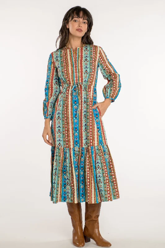 Lydia Dress (Serape Stripe) Tunics Luxurious high-end