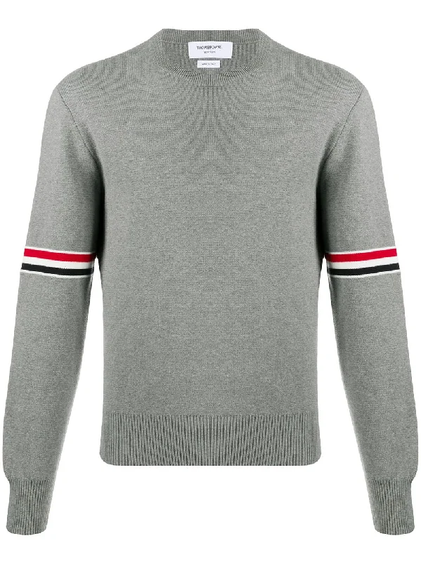 Thom Browne Sweaters Grey Iron Safe Non-Iron Wrinkle Free