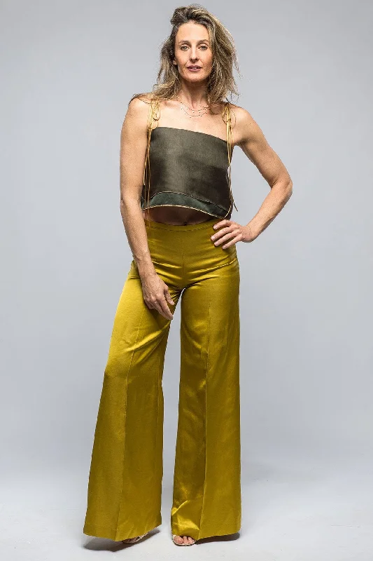 Maxi Pant in Gold Trendy Wide-Leg Pants