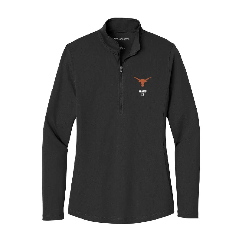 Texas - NCAA Women's Soccer : Holly Ward - Women's Lightweight Quarter Zip Jacket Print Jacket Jacquard Jacket Embroidered Jacket Texas - NCAA Women's Soccer : Holly Ward - Women's Lightweight Quarter Zip Jacket Print Jacket Jacquard Jacket Embroidered Jacket