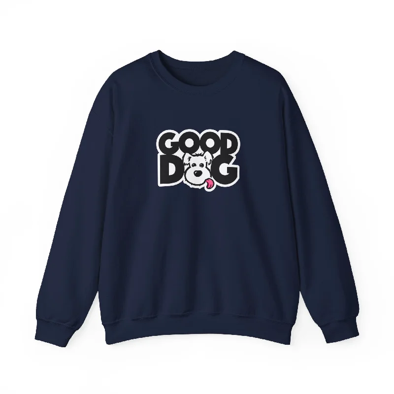 OG Good Dog Sweatshirt Zip Hoodie Drawstring Kangaroo Pocket