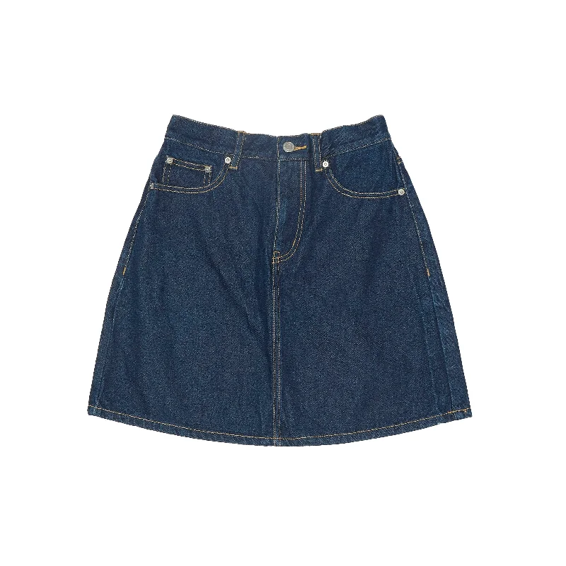 Denim Mini Skirt - W26" casual skirt length