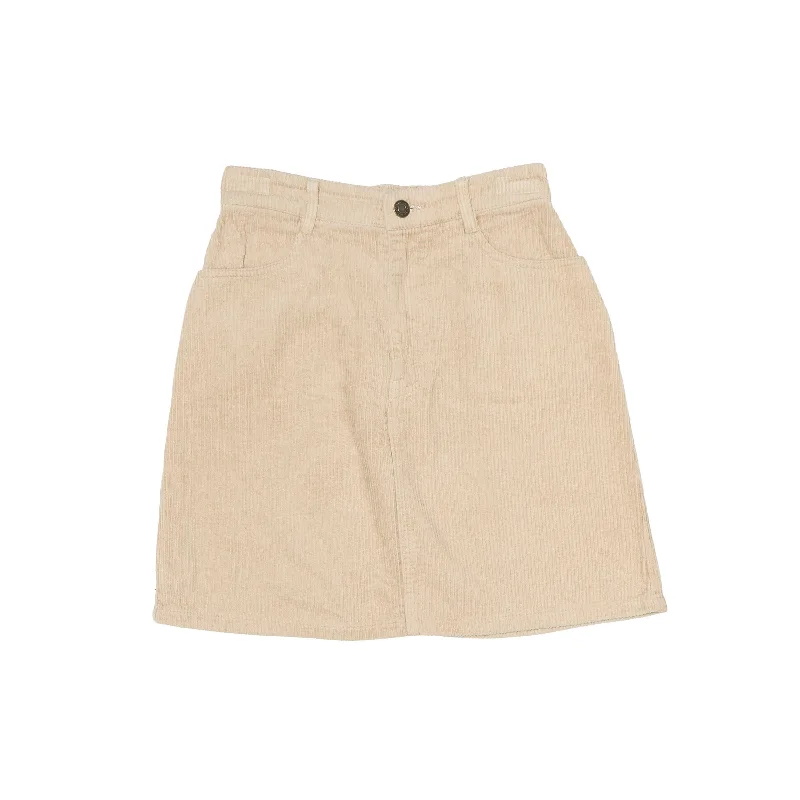 Corduroy Mini Skirt - W24" corduroy skirt durable