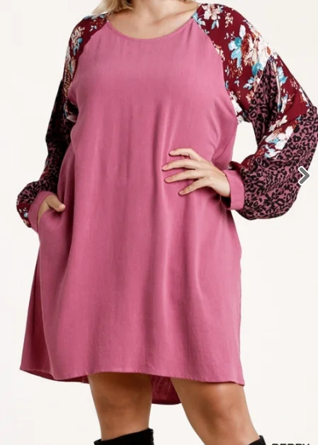 Cherry Bloom Dress Tunics Practical easy-care
