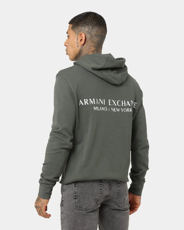 Armani Exchange Felpa Hoodie Urban Chic Hoodie with High Neck Warm Protective