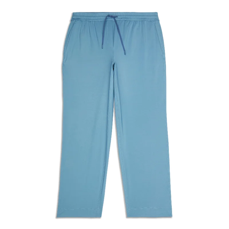 Straight-Leg Mid-Rise Pant - Resale Trendy Wide-Leg Pants