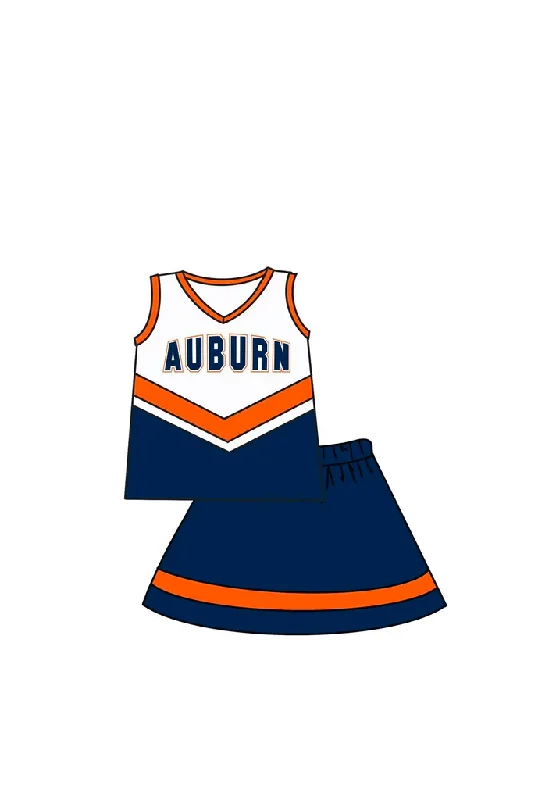 customize AUBURN short sleeved skirt tracksuit High quality leather skirt bold