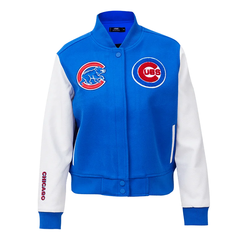 CHAMARRA MLB CHICAGO CUBS CLASSIC WOOL VARSITY JACKET PARA MUJER Chenille Jacket Brocade Jacket Lace Jacket CHAMARRA MLB CHICAGO CUBS CLASSIC WOOL VARSITY JACKET PARA MUJER Chenille Jacket Brocade Jacket Lace Jacket