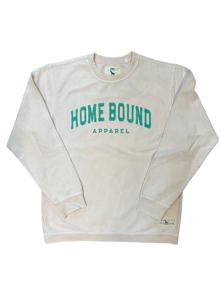 Home Bound Original Corded Soft Sweatshirt - Blossom Light Pink Hoodie with Relaxed Fit Easy Casual Home Bound Original Corded Soft Sweatshirt - Blossom Light Pink Hoodie with Relaxed Fit Easy Casual