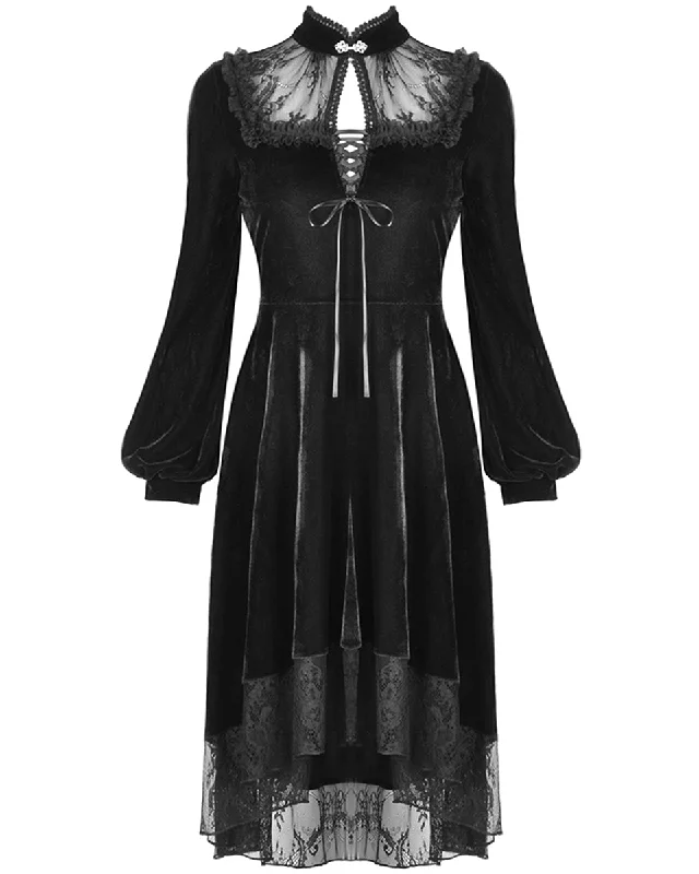 Dark In Love Candice Gothic Velvet Dress Tunics Timeless classic