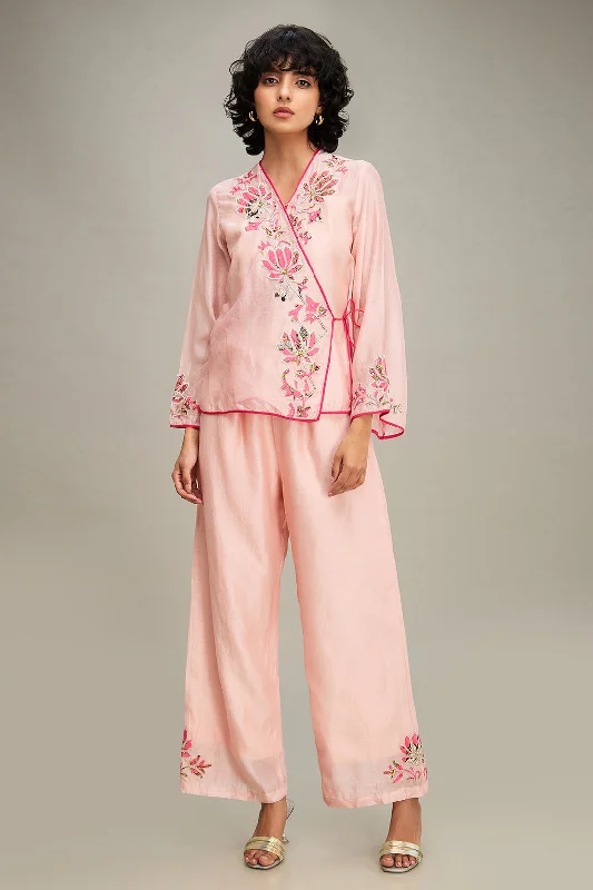 Mehr Patchwork Top And Pants High-Waist Trousers