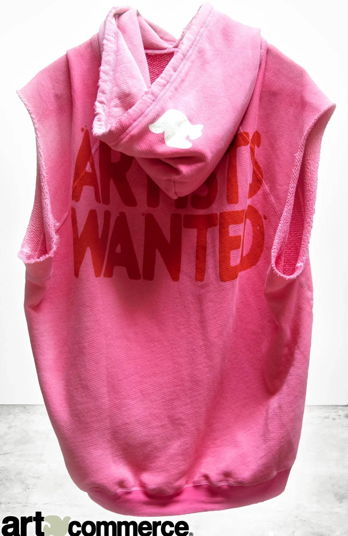 ARTISTSWANTED CUTOFF SUPERYUMM BIGGIE HOODIE - PINK PLANT Hoodie with Button Classic Timeless ARTISTSWANTED CUTOFF SUPERYUMM BIGGIE HOODIE - PINK PLANT Hoodie with Button Classic Timeless