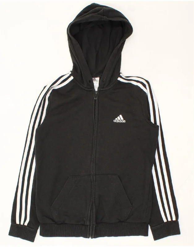 ADIDAS Womens Graphic Zip Hoodie Sweater UK 8/10 Small Black Cotton Satin Blend Silk Blend Wool Blend ADIDAS Womens Graphic Zip Hoodie Sweater UK 8/10 Small Black Cotton Satin Blend Silk Blend Wool Blend
