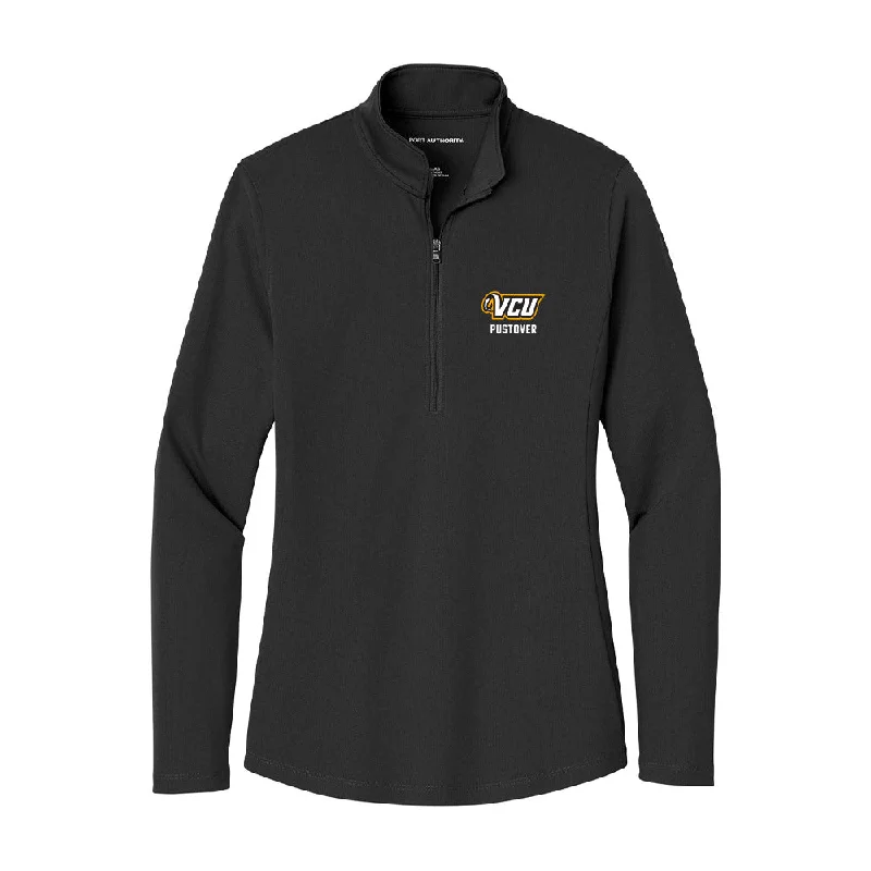VCU - NCAA Women's Soccer : Ava Pustover - Women's Lightweight Quarter Zip Jacket Satin Jacket Silk Jacket Chiffon Jacket VCU - NCAA Women's Soccer : Ava Pustover - Women's Lightweight Quarter Zip Jacket Satin Jacket Silk Jacket Chiffon Jacket
