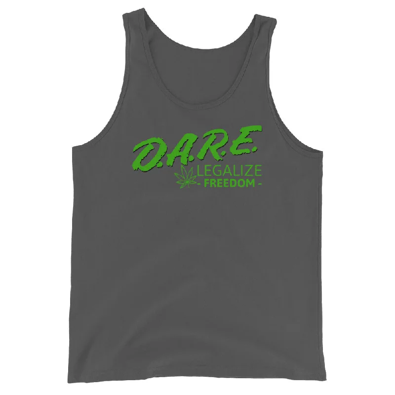 D.A.R.E to Legalize Freedom Unisex Tank Top long tank top