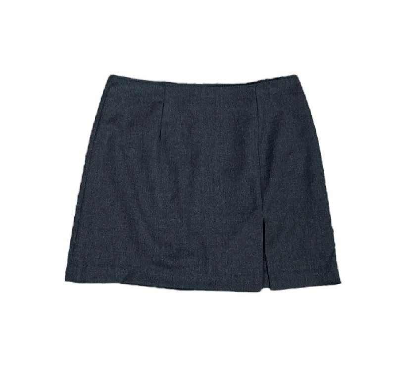 Mini Skirt - UK 10 asymmetrical skirt cut