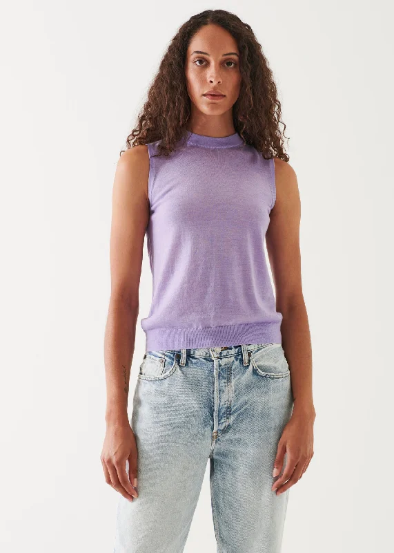 Superfine Merino Crew Tank gym tank top