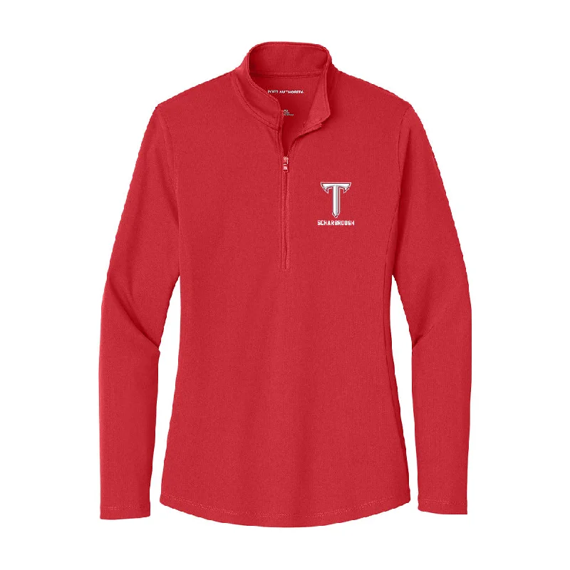Troy - NCAA Women's Soccer : Shyanne Scharbrough - Women's Lightweight Quarter Zip Jacket Anorak Shell Jacket Lightweight Jacket Troy - NCAA Women's Soccer : Shyanne Scharbrough - Women's Lightweight Quarter Zip Jacket Anorak Shell Jacket Lightweight Jacket