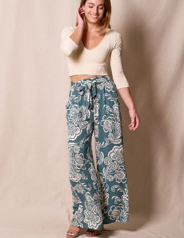 Leilani Wide Leg Pants Trendy Velvet Pants