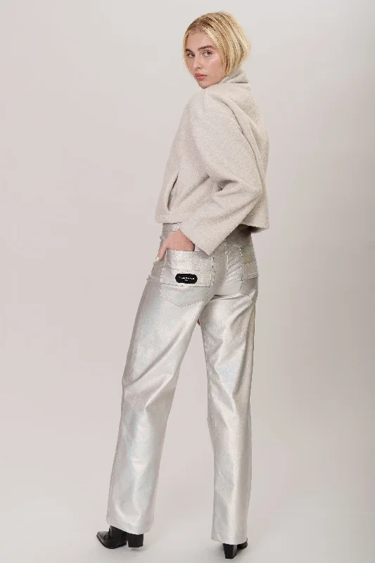 ALISON PANTS SILVER (Limited Edition) Cozy Fitted Pants