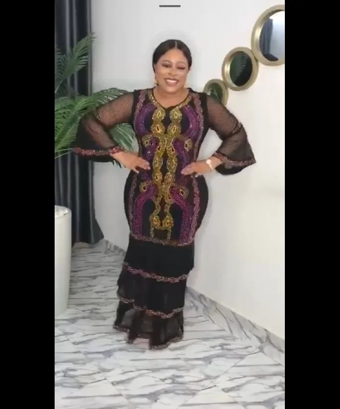 Classy stoned abaya-like dress Tunics Modern contemporary