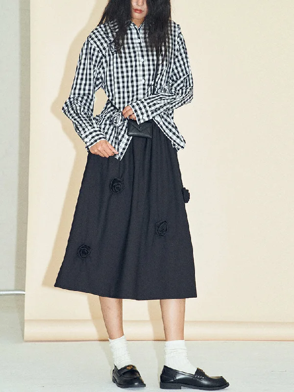 Howl Studio 3D flower skirt vintage skirt charm