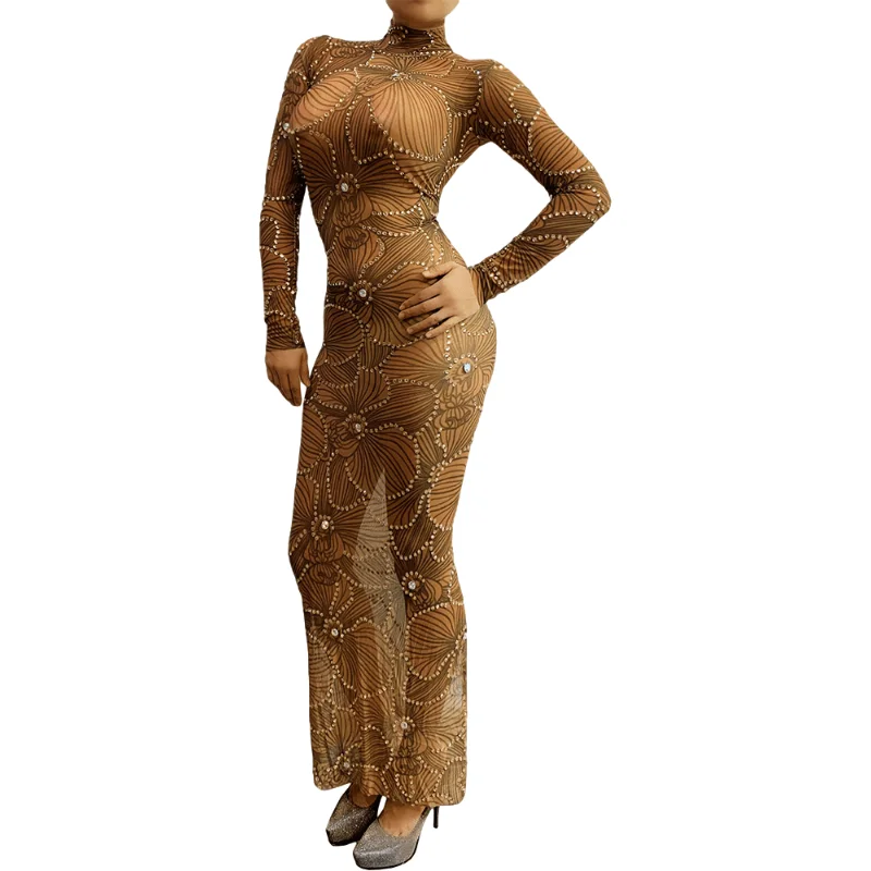 Performance Costume Stage Slim Tight Hip Skirt wool skirt thick