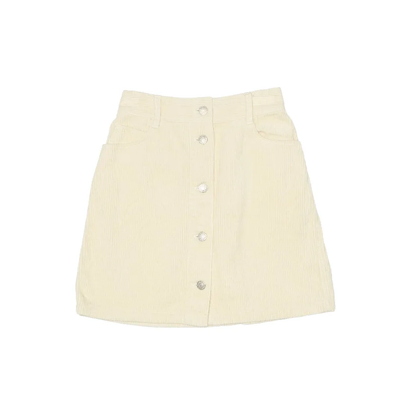 Corduroy Mini Skirt - W24" cashmere skirt fine