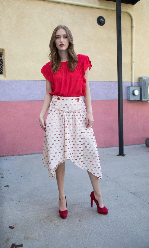 Eva Franco Petra Skirt lace skirt intricate