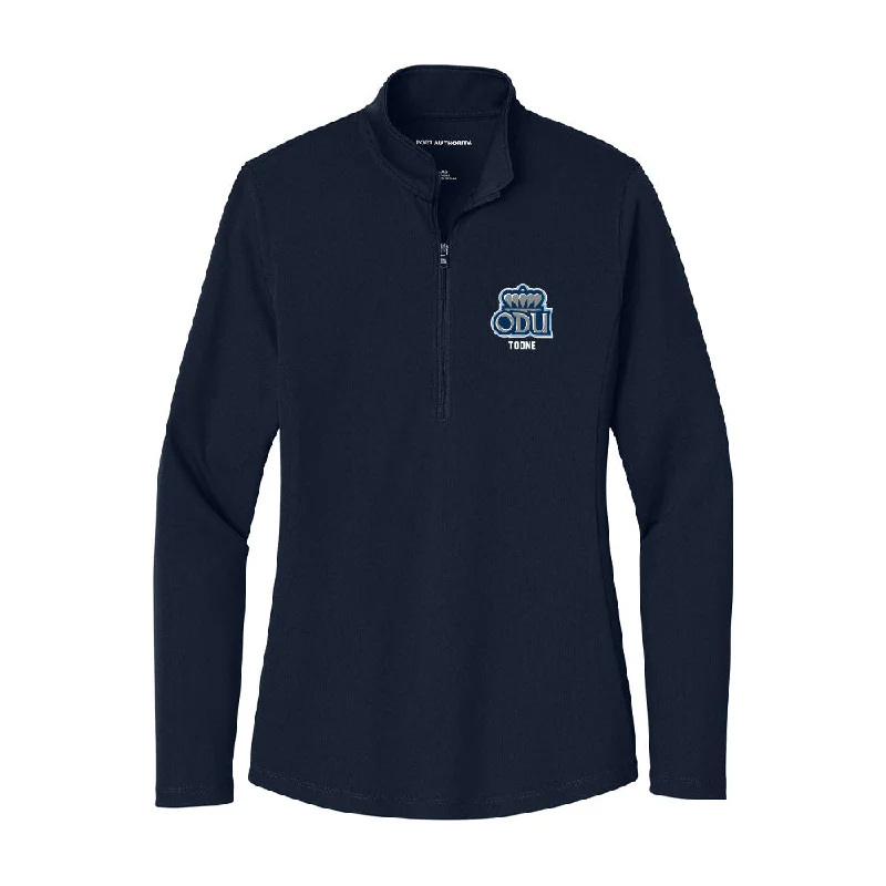 Old Dominion - NCAA Women's Soccer : Madison Toone - Women's Lightweight Quarter Zip Jacket Zip Front Button Front Snap Front Old Dominion - NCAA Women's Soccer : Madison Toone - Women's Lightweight Quarter Zip Jacket Zip Front Button Front Snap Front