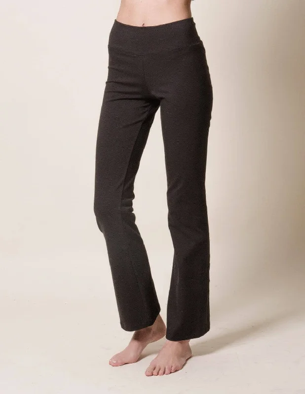 Organic Cotton - Best Bootcut Pants - As-Is-Clearance - Small Only Trendy High-Waist Trousers