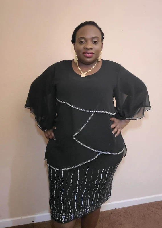 Short black dress for me Pencil Office Professional