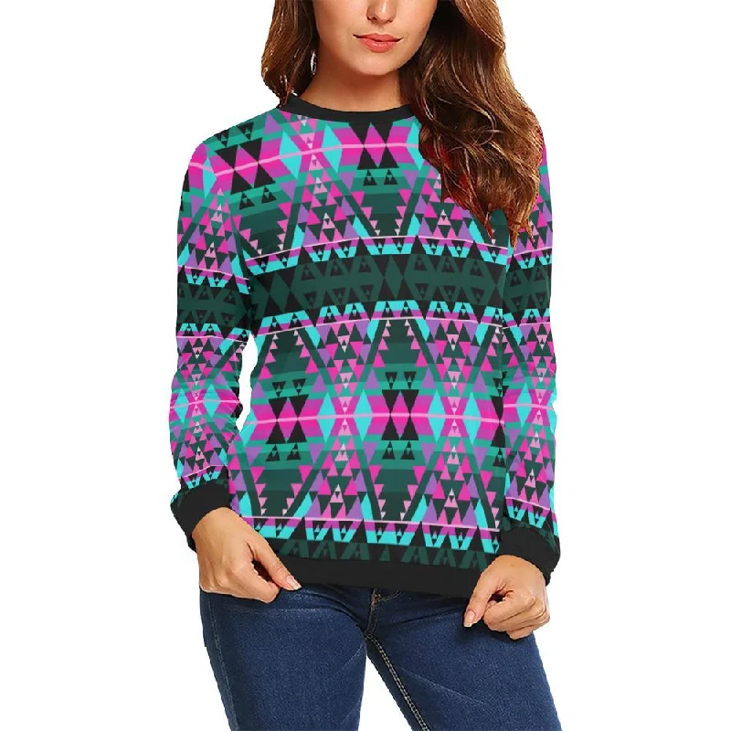 Writing on Stone Sunset Crewneck Sweatshirt for Women Cotton Hoodie Fleece Lining Warmth Writing on Stone Sunset Crewneck Sweatshirt for Women Cotton Hoodie Fleece Lining Warmth