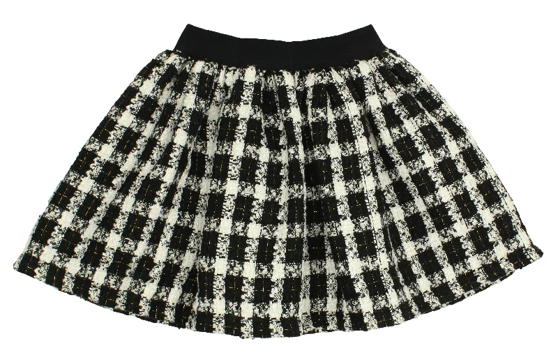 Baby Girls Houndstooth Skirt leather skirt refined