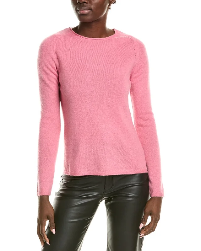sofiacashmere Relaxed Crewneck Cashmere Sweater Cashmere Blend Cotton Blend Poly Blend sofiacashmere Relaxed Crewneck Cashmere Sweater Cashmere Blend Cotton Blend Poly Blend