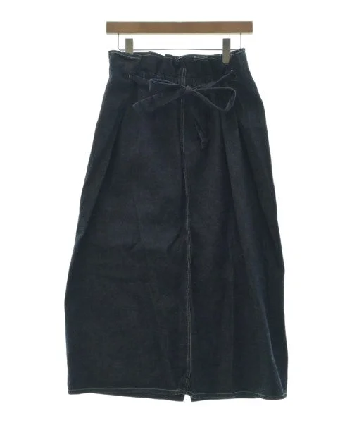 yuni Long/Maxi length skirts velvet skirt glossy