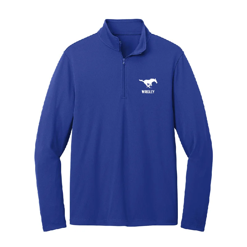 SMU - NCAA Women's Soccer : Hannah Wrigley - Lightweight Quarter Zip Jacket Herringbone Jacket Checkered Jacket Solid Jacket SMU - NCAA Women's Soccer : Hannah Wrigley - Lightweight Quarter Zip Jacket Herringbone Jacket Checkered Jacket Solid Jacket