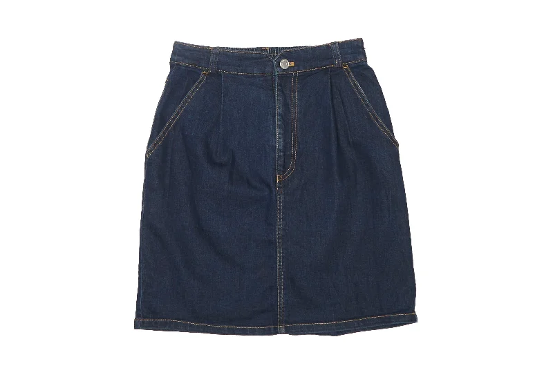 Denim Mini Skirt - W28" relaxed fit skirt