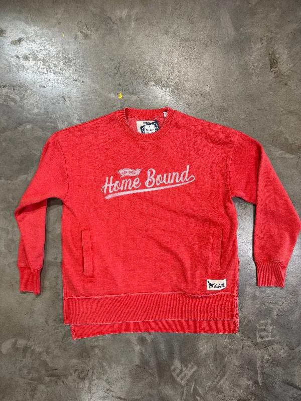 Vintage Home Bound Script Crewneck Sweatshirt - Watermelon Hoodie with Earth Tones Natural Calm Vintage Home Bound Script Crewneck Sweatshirt - Watermelon Hoodie with Earth Tones Natural Calm