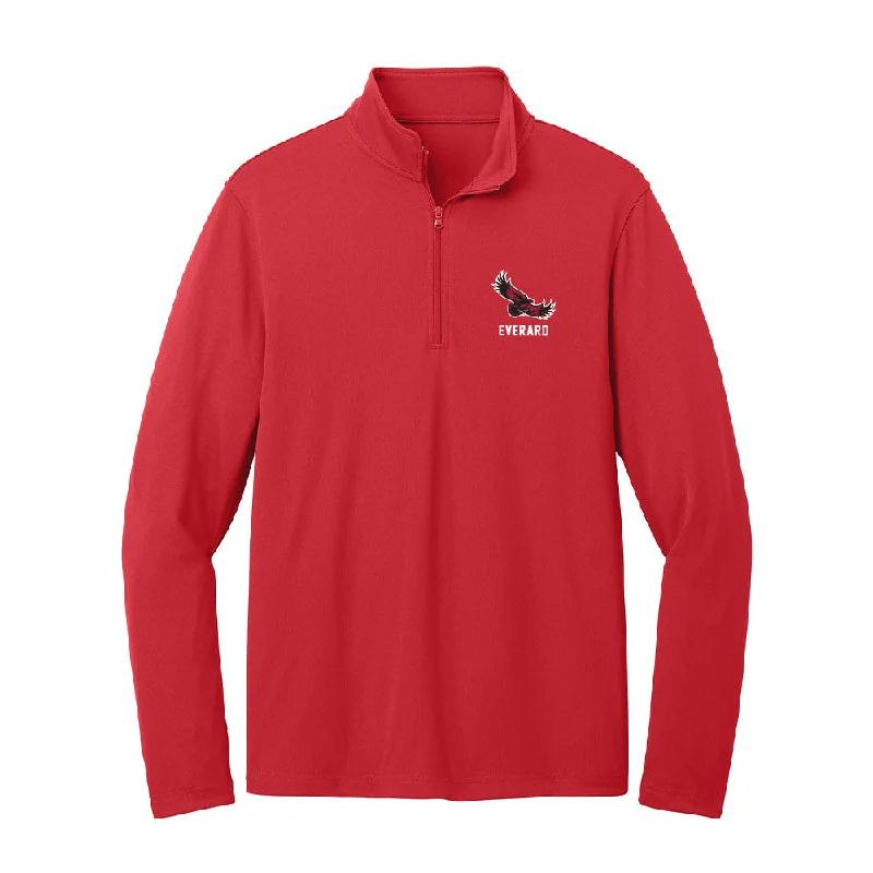 St. Joe's - NCAA Women's Soccer : Nicole Everard - Lightweight Quarter Zip Jacket Stand-Up Collar Roll-Neck Collar Turtle Neck St. Joe's - NCAA Women's Soccer : Nicole Everard - Lightweight Quarter Zip Jacket Stand-Up Collar Roll-Neck Collar Turtle Neck