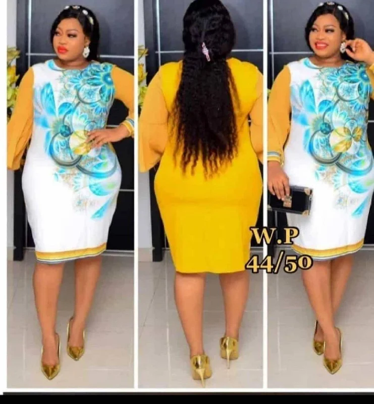 PTA SHORT PATTERNED DRESS Bodycon Club Sequined